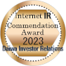 Daiwa Investor Relations 2023 Internet IR Commendation Award