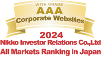Nikko Investor Relations Co., Ltd. 2024 All Markets Ranging in Japan AAA grade
