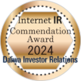 Daiwa Investor Relations 2024 Internet IR Commendation Award