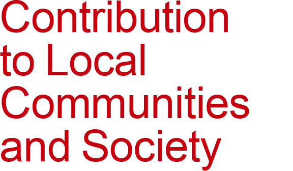 Contribution to Local Communities and Society