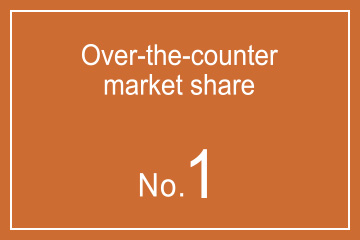 Over-the-counter market share No.1
