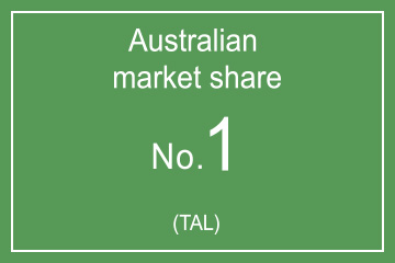 Australian market share No.1(TAL)
