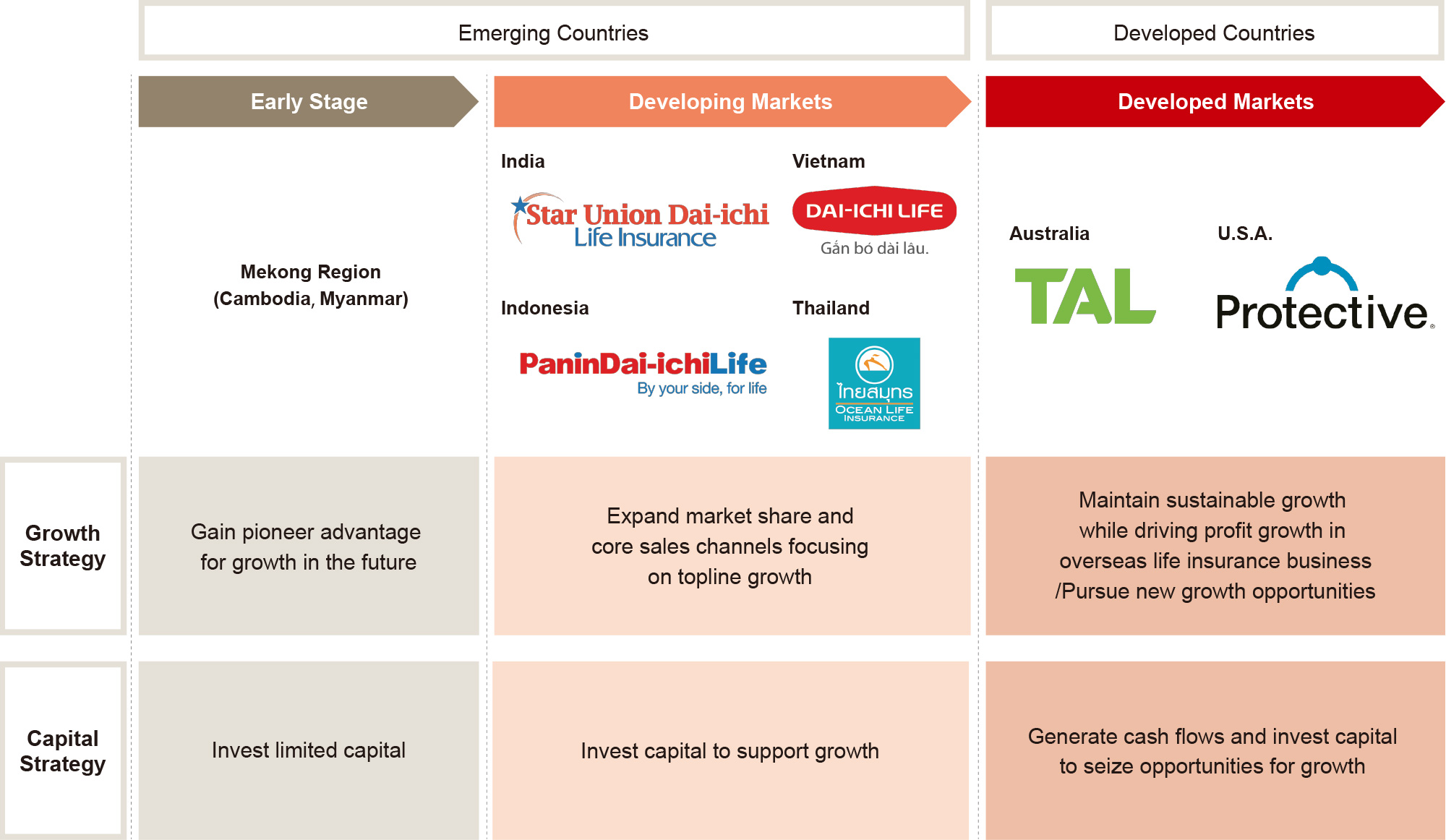 figure: Overseas Life Insurance Business Strategy