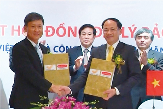 Developing the sales network throughout the country by exclusive distribution agreements with Vietnam Post and local banks