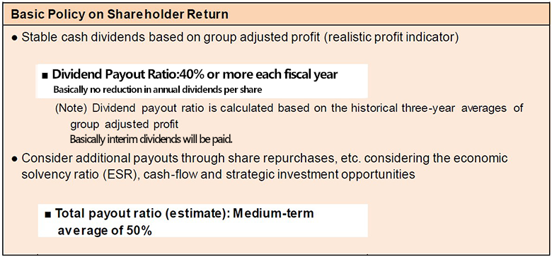 Basic Policy on Shareholder Return.
