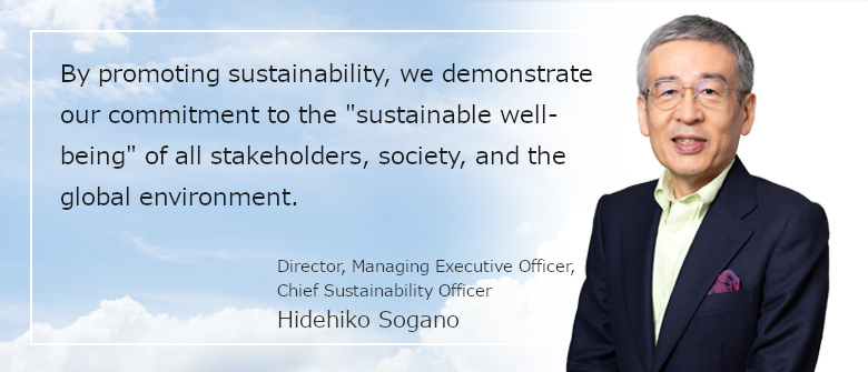 Chief Sustainability Officer Hidehiko Sogano
