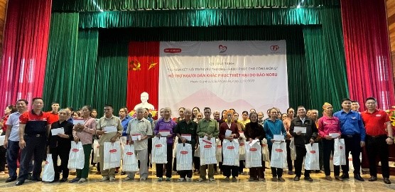 Continuing support for disaster victims