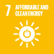 7.Affordable and clean energy