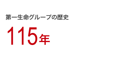 第一生命グループの歴史 115年